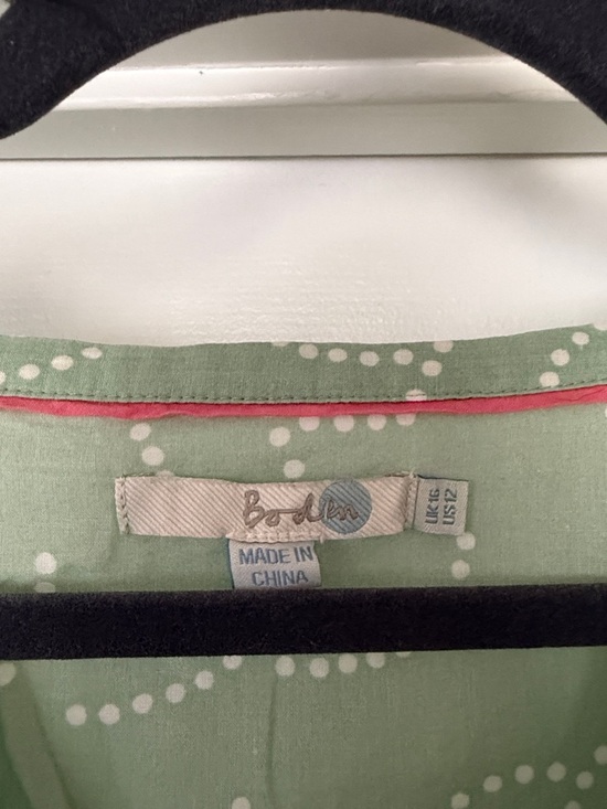 Boden Polka Dot Crescent Shirt - Picture 3 of 3